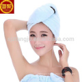 Microfiber hair drying towel turban towels wrap